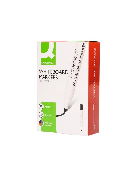 Rotulador q connect pizarra blanca colores surtidos punta redonda 3 mm