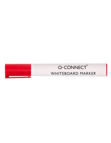 Rotulador q connect pizarra blanca color rojo punta redonda 3 mm