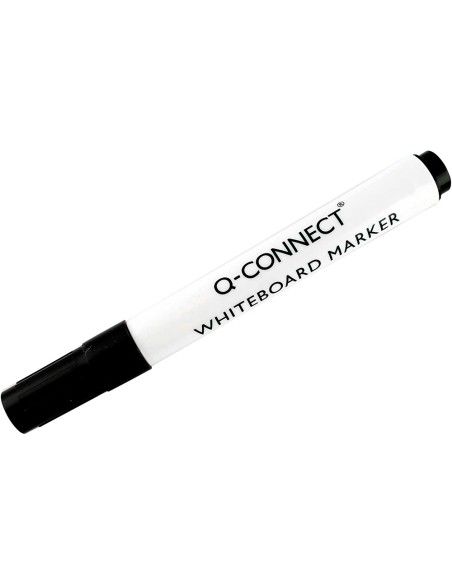 Rotulador q connect pizarra blanca color negro punta redonda 3 mm