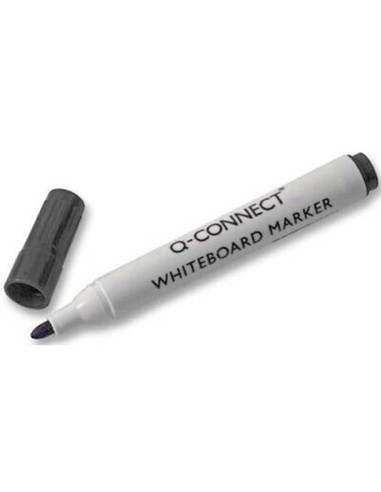 Rotulador q connect pizarra blanca color negro punta redonda 3 mm