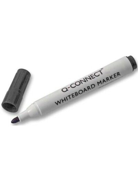 Rotulador q connect pizarra blanca color negro punta redonda 3 mm