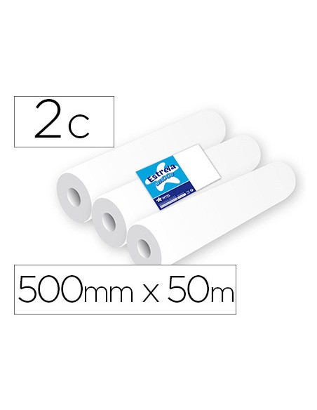 Rollo papel para camillas amoos 2 capas 67 servicios 500 mm x 50 m