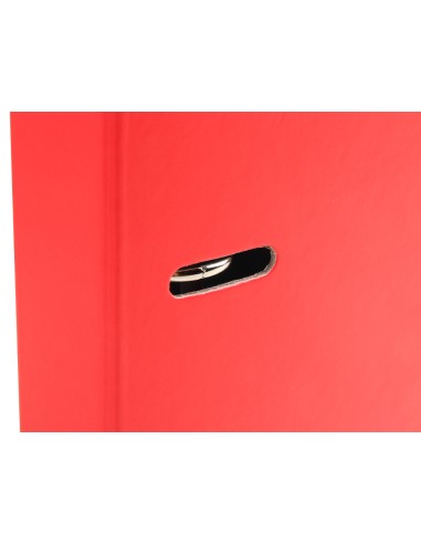 Carpeta con recambio liderpapel a4 cuadro 5 mm 120 hojas 80 g forrada 4 anillas 40 mm redondas