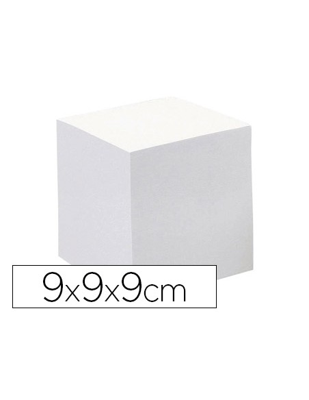 Taco papel quo vadis encolado blanco 680 hojas 100 reciclado 90 g m2 90x90x90 mm