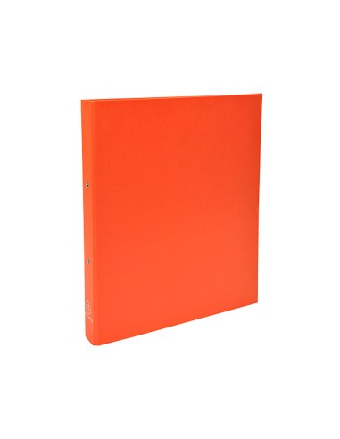 Carpeta de 2 anillas 30mm redondas exacompta din a4 carton forrado naranja