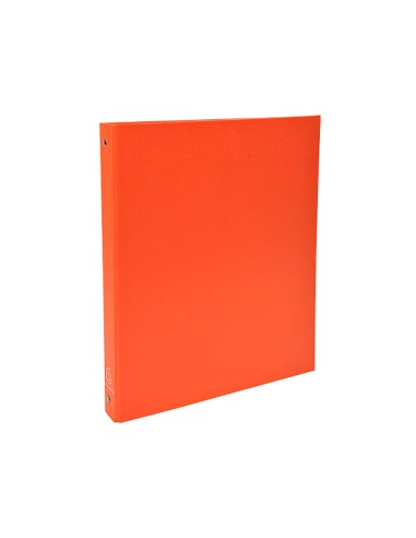 Carpeta de 4 anillas 30mm redondas exacompta din a4 carton forrado naranja