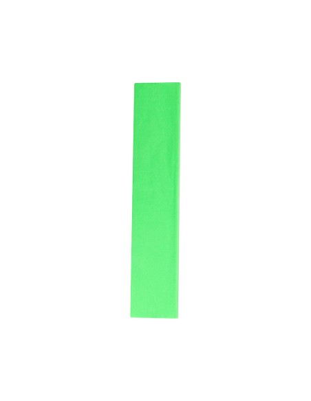 Papel crespon liderpapel 50 cm x 25 m 34g m2 verde fluorescente