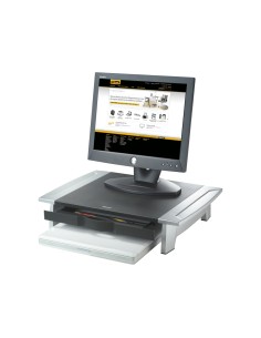 Soporte fellowes para monitor tft office suites ajustable en altura con bandeja 100 150x500x364 mm mm color