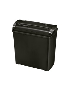 Destructora de documentos fellowes p 25s capacidad de corte 5 hojas corte en tiras papelera 11 litros