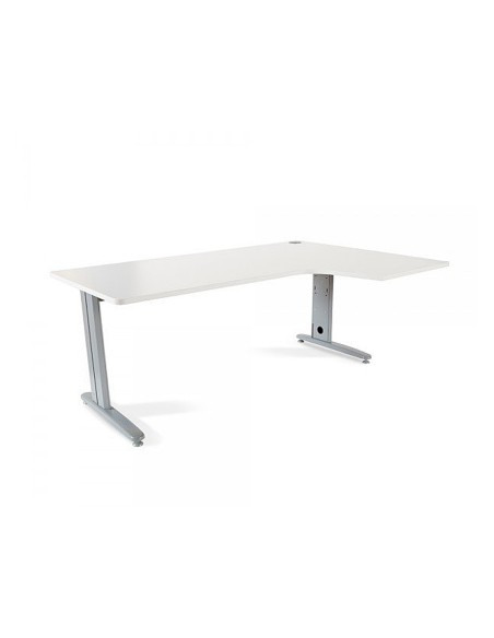 Mesa rocada serie metal 180x120 cm derecha acabado ac01 haya Mesa rocada serie metal 180x120 cm derecha acabado ac01 haya