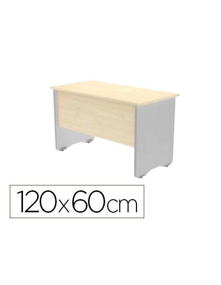 Mesa oficina rocada serie work 120x60 cm acabado ab04 aluminio blanco Mesa oficina rocada serie work 120x60 cm acabado ab04 aluminio blanco