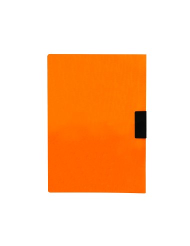 Carpeta liderpapel dossier pinza lateral polipropileno din a4 naranja fluor opaco 30 hojas pinza deslizante