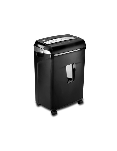 Destructora de documentos q connect antiatascos capacidad de corte 12 h clips grapas y tarjetas 14l
