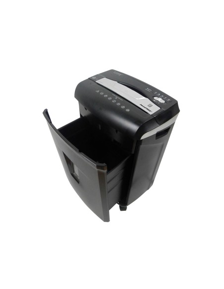 Destructora de documentos q connect antiatascos capacidad de corte 12 h clips grapas y tarjetas 14l