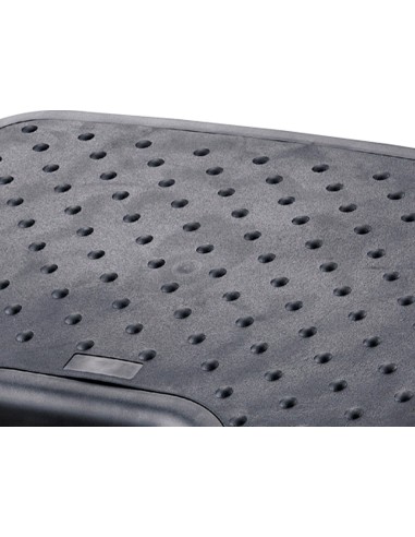 Reposapies ajustable q connect premium con alfombrilla caucho