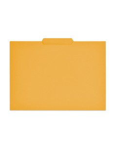 Subcarpeta cartulina gio folio pestana central 250 g m2 amarillo