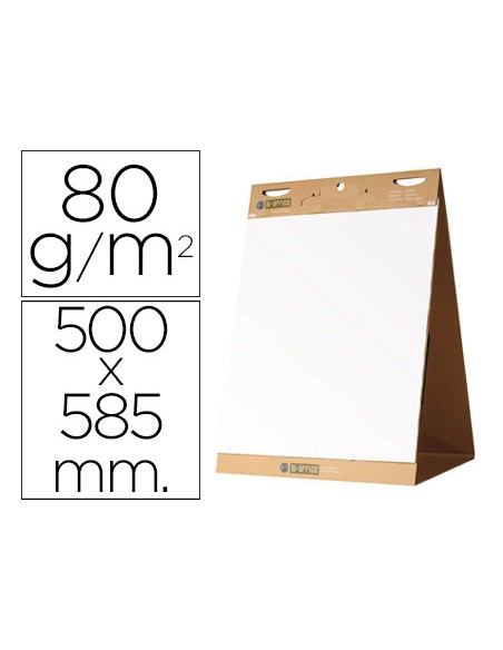 Bloc congreso bi office liso autoadhesivo sobremesa 500x585 mm papel de 80g m2 Bloc congreso bi office liso autoadhesivo sobremesa 500x585 mm papel de 80g m2