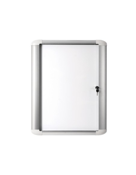 Vitrina de anuncio bi office magnetica 816x995 mm para exterior con marco de aluminio y cerradura Vitrina de anuncio bi office magnetica 816x995 mm para exterior con marco de aluminio y cerradura