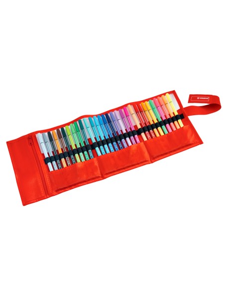 Rotulador stabilo acuarelable pen 68 estuche de 24 colores estandar 6 colores neon