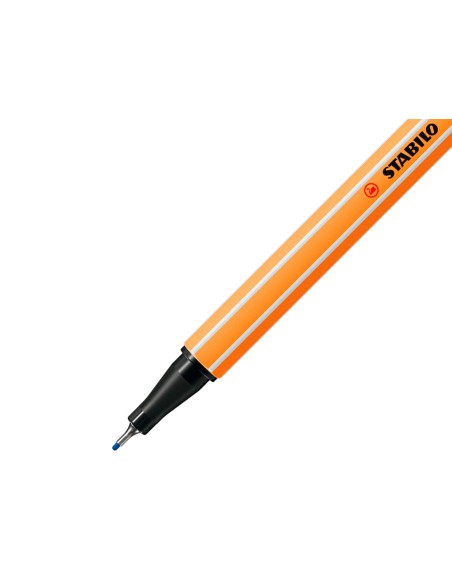Rotulador stabilo punta de fibra point 88 estuche de 10 unidades colores surtidos