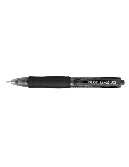 Boligrafo pilot g 2 pixie negro tinta gel retractil sujecion de caucho