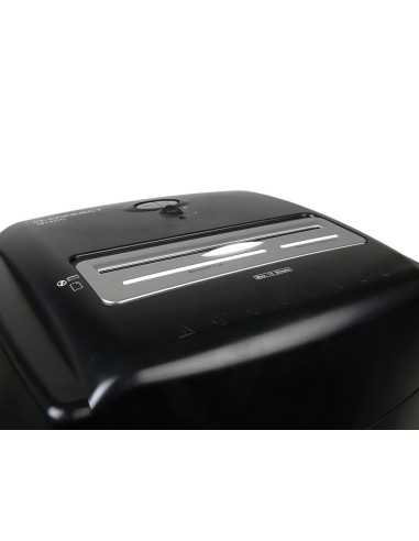 Destructora de documentos q connect kf15553 capacidad de corte 15 h destruye grapas clips cd y tarjetas 35 litros