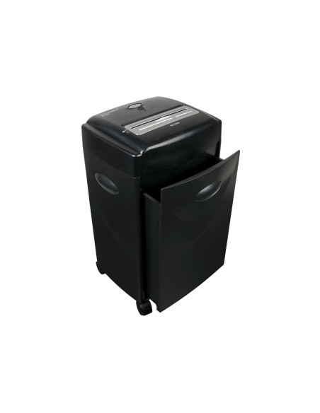 Destructora de documentos q connect kf15553 capacidad de corte 15 h destruye grapas clips cd y tarjetas 35 litros