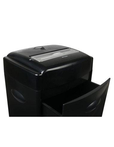 Destructora de documentos q connect kf15553 capacidad de corte 15 h destruye grapas clips cd y tarjetas 35 litros