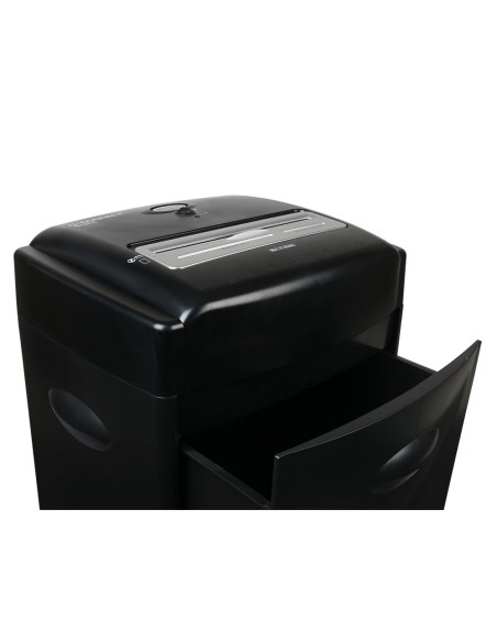 Destructora de documentos q connect kf15553 capacidad de corte 15 h destruye grapas clips cd y tarjetas 35 litros