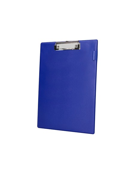 Portanotas q connect miniclips pvc din a4 azul