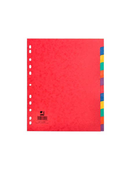 Separador q connect cartulina brillo juego de 12 separadores din a4