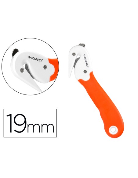 Cuter q connect combi de seguridad sx782n 1 con cuchilla fija oculta para evitar cortes