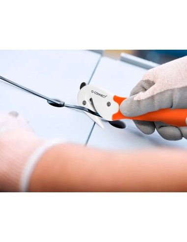 Cuter q connect combi de seguridad sx782n 1 con cuchilla fija oculta para evitar cortes