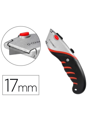 Cuter q connect sx1500 metalico ancho negro y rojo con mango de plastico