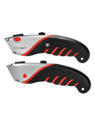 Cuter q connect sx1500 metalico ancho negro y rojo con mango de plastico