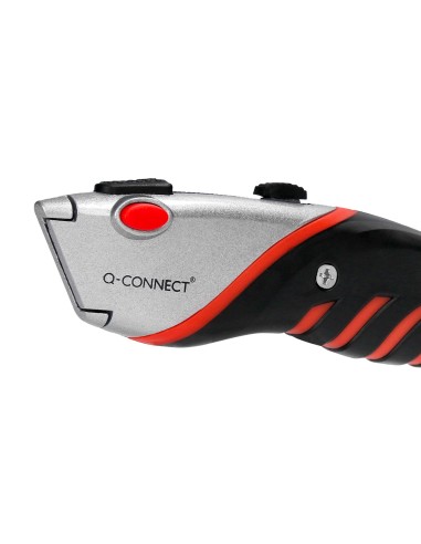 Cuter q connect sx1500 metalico ancho negro y rojo con mango de plastico