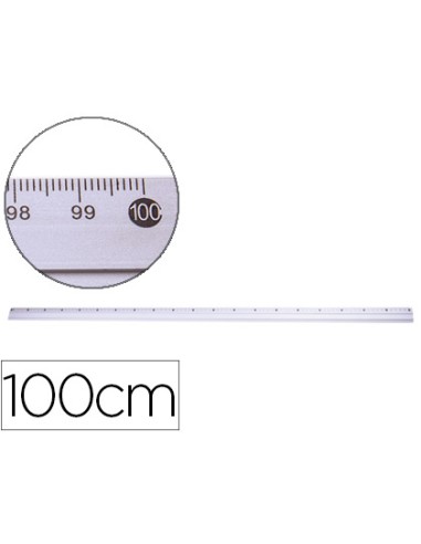 Regla q connect metalica aluminio 100 cm