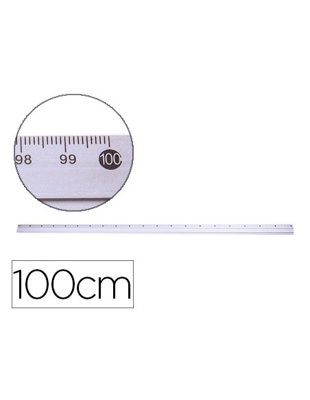 Regla q connect metalica aluminio 100 cm