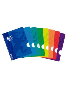 Libreta escolar oxford tapa flexible optik paper openflex 48 hojas 90 gr din a4 liso colores surtidos