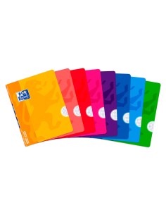 Libreta escolar oxford tapa flexible optik paper openflex 48 hojas 90 gr din a5 cuadro 4 mm colores surtidos