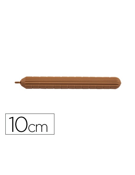 Punzon faibo plastico imitacion madera con punta de acero latonado