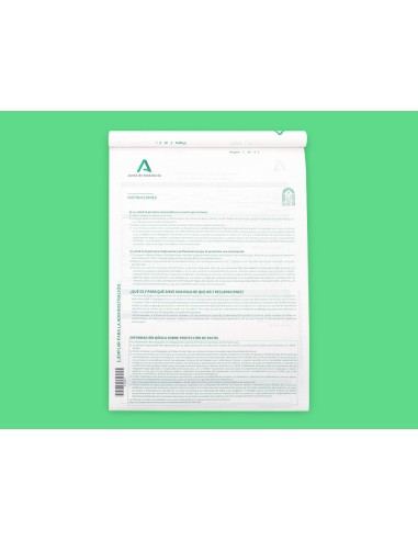 Libro liderpapel hojas de reclamaciones junta de andalucia din a4 25 juegos original 2 copias