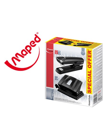 Grapadora taladradora maped essentials