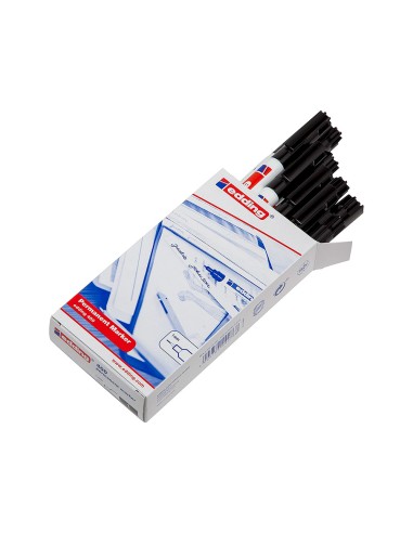 Rotulador edding marcador permanente 400 negro punta redonda 1 mm