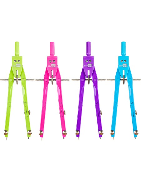 Compas liderpapel micrometrico con adaptador color