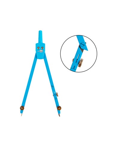 Compas liderpapel articulado con adaptador universal color