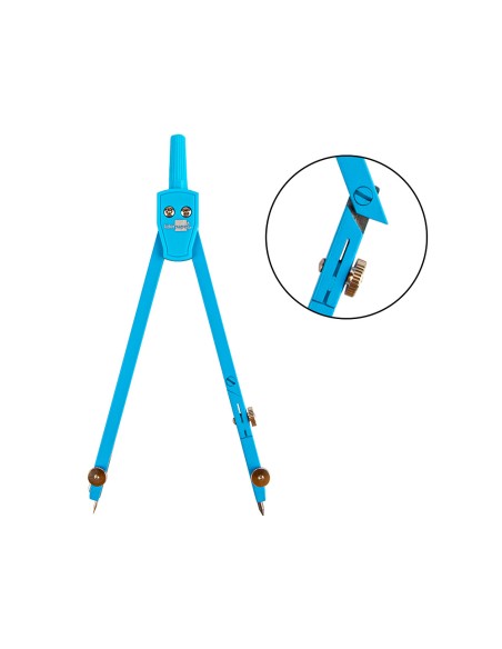 Compas liderpapel articulado con adaptador universal color