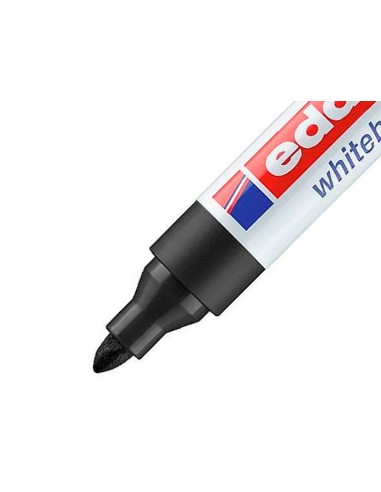 Rotulador edding para pizarra blanca 660 color negro punta redonda 3 mm