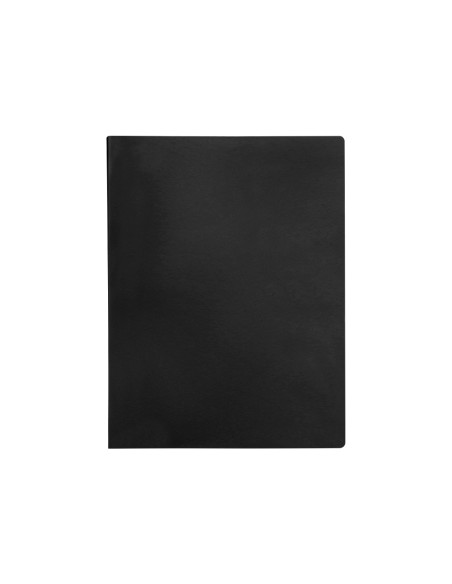 Carpeta liderpapel escaparate 50 fundas pvc folio negro