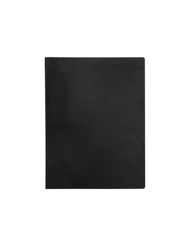 Carpeta liderpapel escaparate 30 fundas pvc folio negro